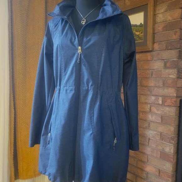 32 Degrees COOL Cinched Waist, Lightweight Navy Jacket - Size S - Picture 4 of 9